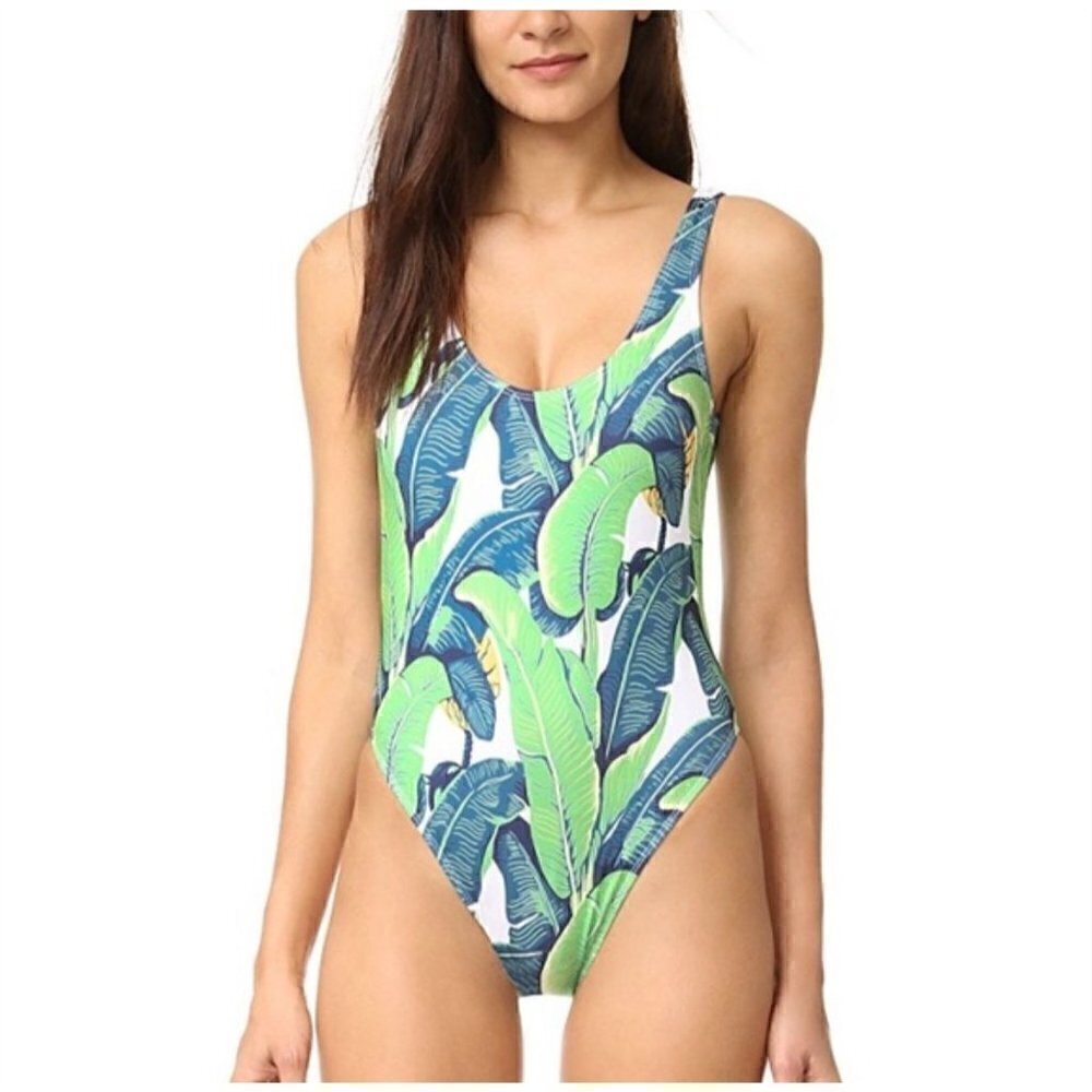 NEW CHRLDR Banana Leaf One Piece